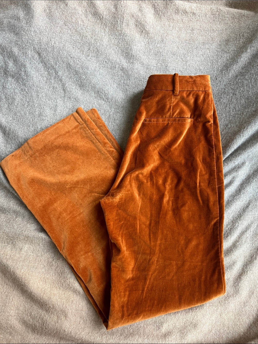 Wilfred Wide Leg Velvet Pants Burnt Orange
Size 10
